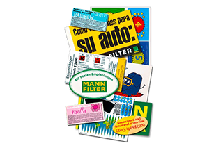 Mugele GmbH Etiketten, Aufkleber, Sticker